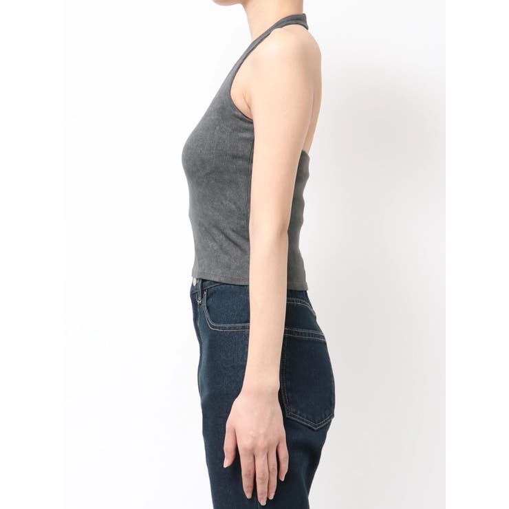 ホルターネックリブタンクトップ | EMODA | 詳細画像4 