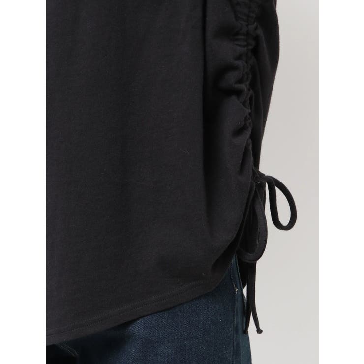 ルーズネックストリングTシャツ | EMODA | 詳細画像27 