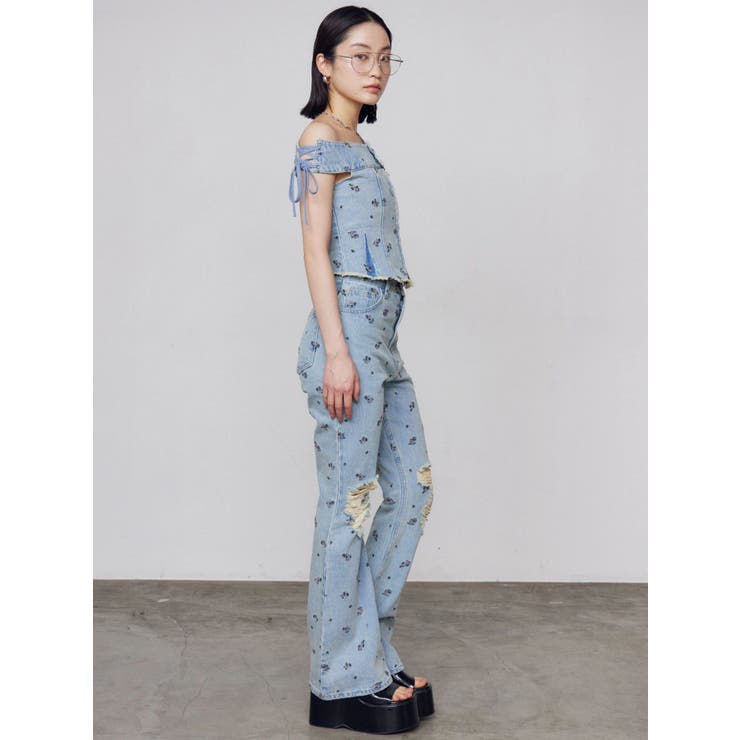 デニムオフショルダートップ | EMODA | 詳細画像11 