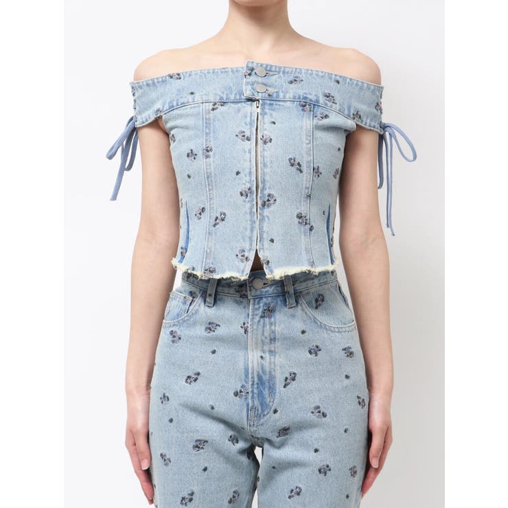 デニムオフショルダートップ | EMODA | 詳細画像22 