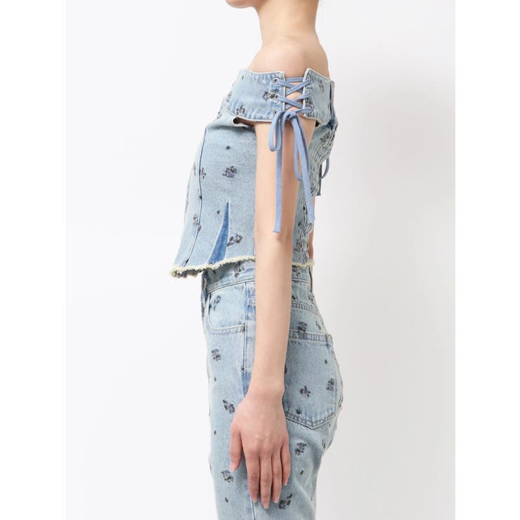 デニムオフショルダートップ | EMODA | 詳細画像23 