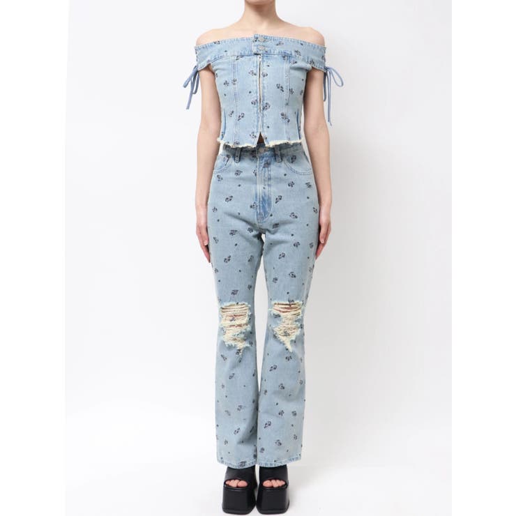 デニムオフショルダートップ | EMODA | 詳細画像29 