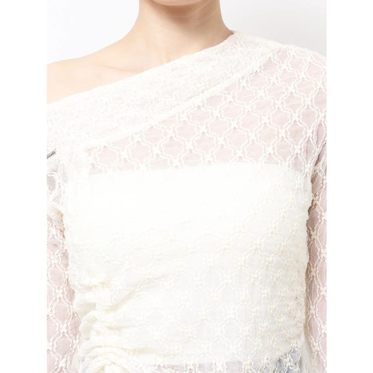 アシンメトリーオフショルダートップ | EMODA | 詳細画像20 