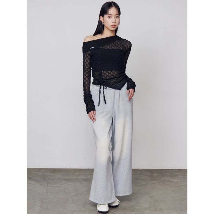 アシンメトリーオフショルダートップ | EMODA | 詳細画像9 