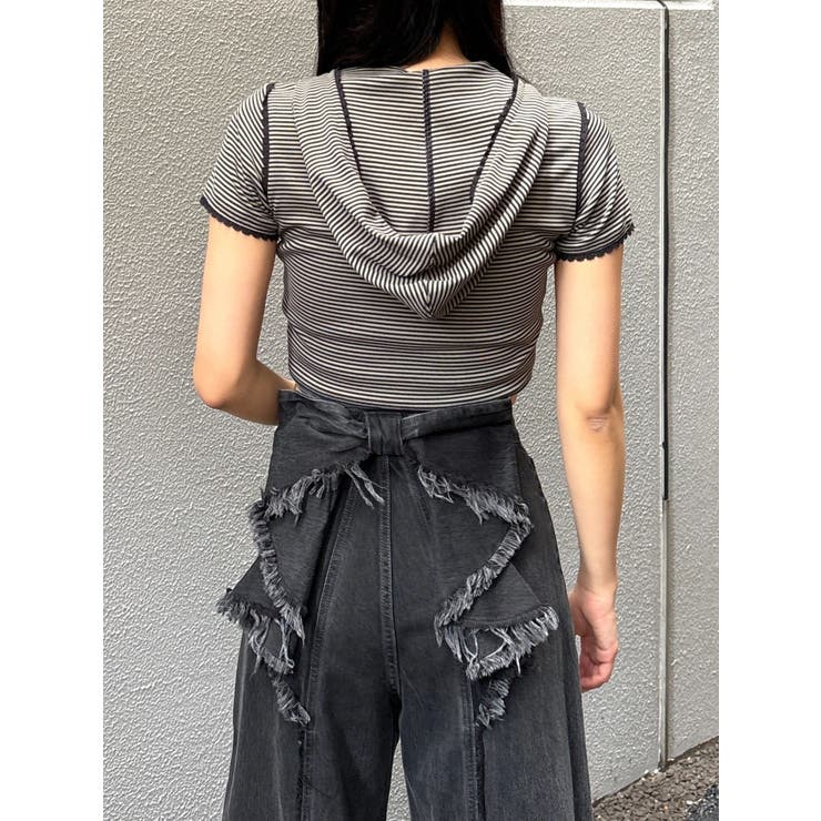 【WEB限定カラー登場！】バックリボンルーズジーンズ | EMODA | 詳細画像17 