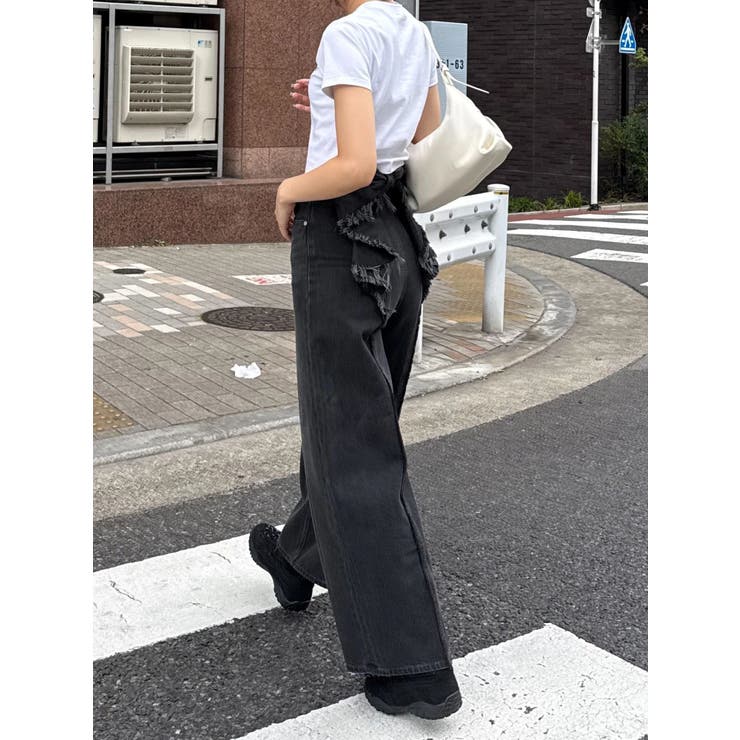 【WEB限定カラー登場！】バックリボンルーズジーンズ | EMODA | 詳細画像20 