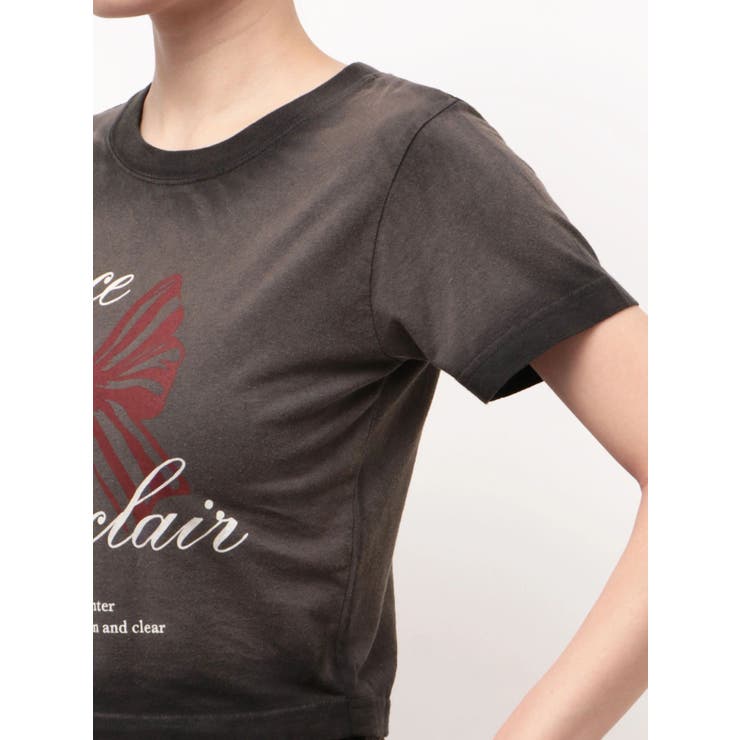 リボンプリントTシャツ | EMODA | 詳細画像21 
