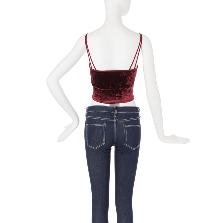 【新品 タグ付き】LA PERLA ▲ ビーズ シースルー ビスチェ 黒 セール】パールビスチェ（キャミソール）｜tiptop（ティップ