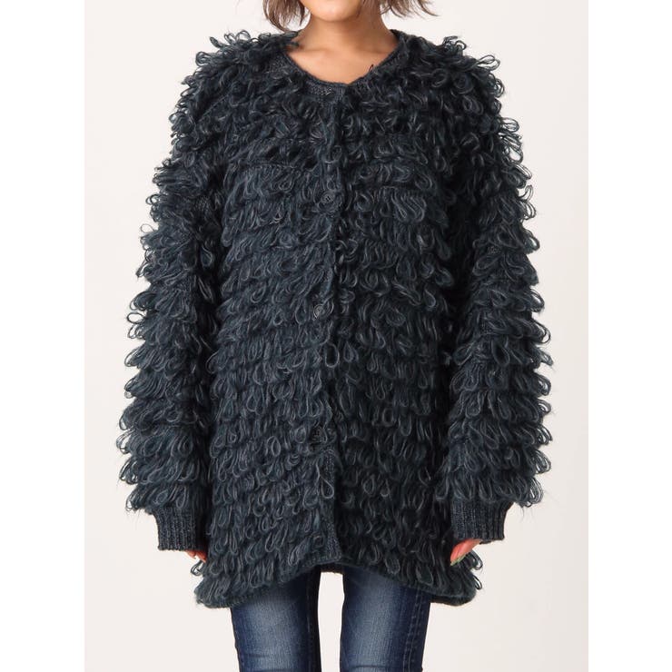 MIXループニットコート[品番：MKSW0004541]｜GYDA（ジェイダ）の  