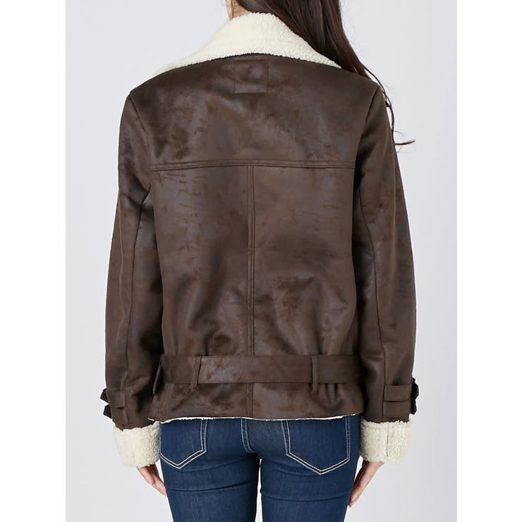 フェイクムートンボンバージャケット[品番：MKSW0004546]｜GYDA