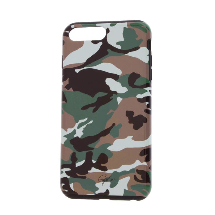 カーキ | 【6plus/7plus/8plus対応】カモフラアイフォンケース | GYDA