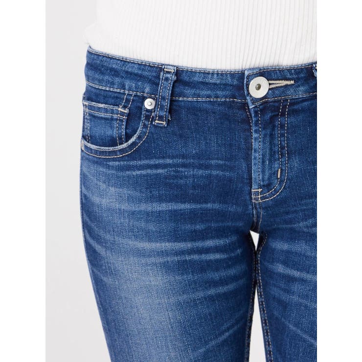 SQUARE BACK RIPPED スキニーデニムパンツ[品番:MKSW0004722 SQUARE BACK RIPPED スキニーデニムパンツ[品番:MKSW0004722