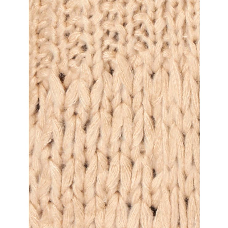 hand knitting ボリュームスリーブニットTOPS[品番：MKSW0004734