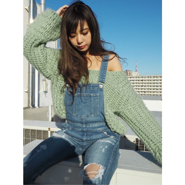 hand knitting ボリュームスリーブニット TOPS[品番：MKSW0004734]｜GYDA（ジェイダ）のレディースファッション通販｜SHOPLIST（ショップリスト）