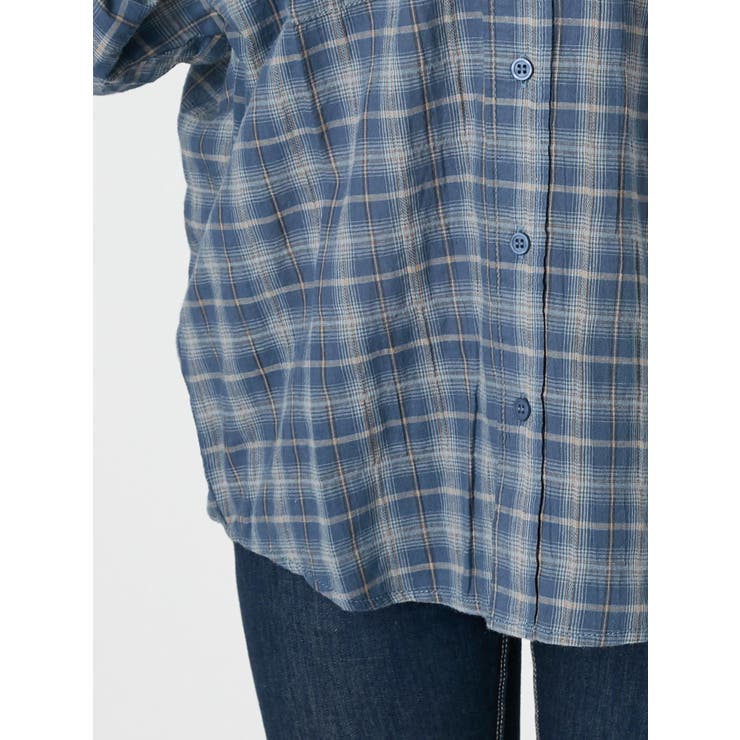 ガーゼチェックシャツ | GYDA | 詳細画像11 