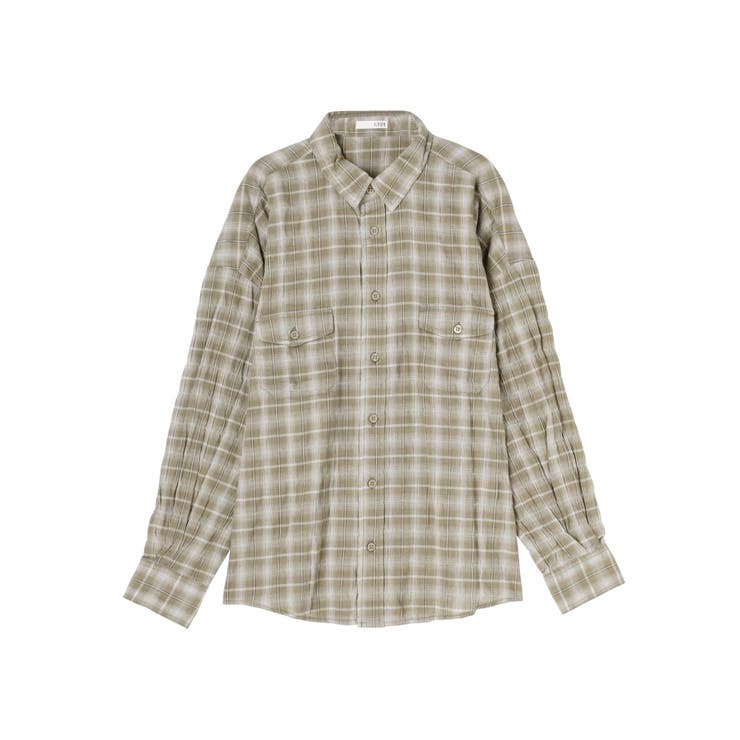 ガーゼチェックシャツ | GYDA | 詳細画像16 