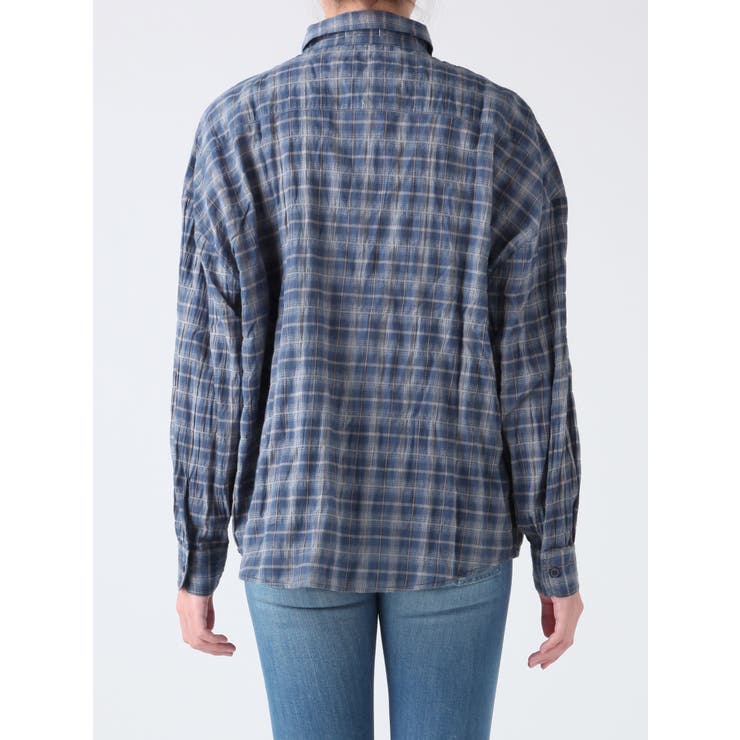 ガーゼチェックシャツ | GYDA | 詳細画像4 