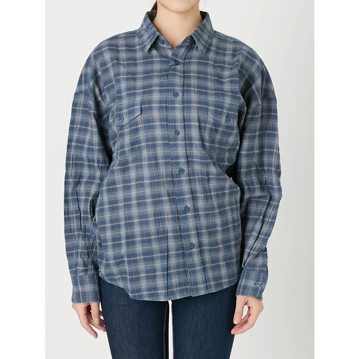 ガーゼチェックシャツ | GYDA | 詳細画像6 