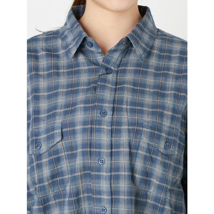 ガーゼチェックシャツ | GYDA | 詳細画像9 