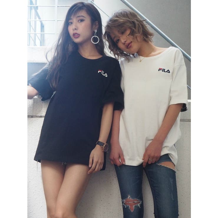 FILAグラフィックラインBIG Tシャツ[品番：MKSW0004924]｜GYDA