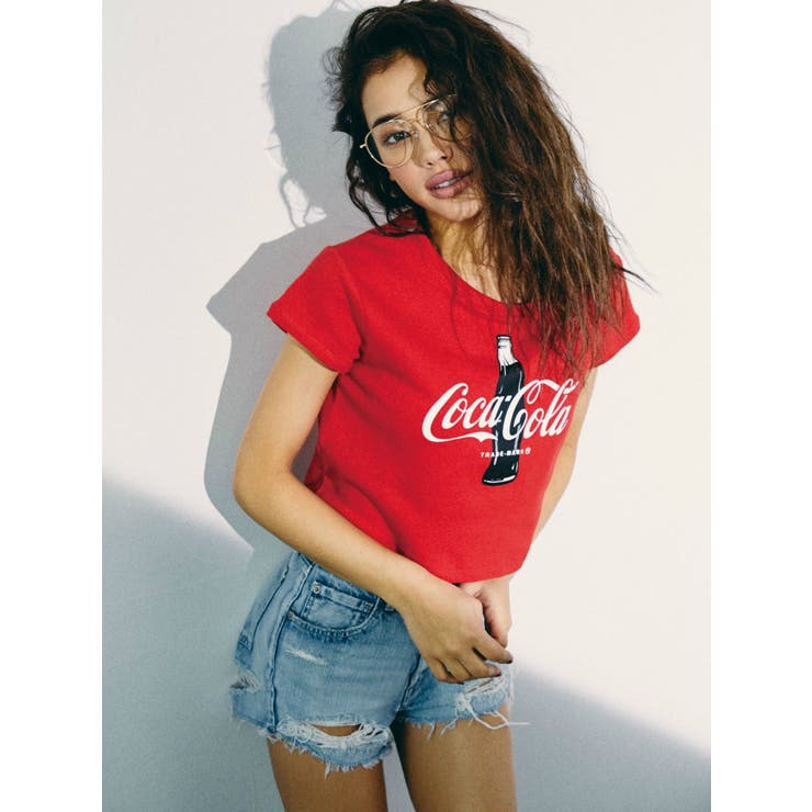 GYDA - gyda ミッキー　コカコーラ GYDA - GYDA（ジェイダ）Back Graphic BIG パーカー（Mickey