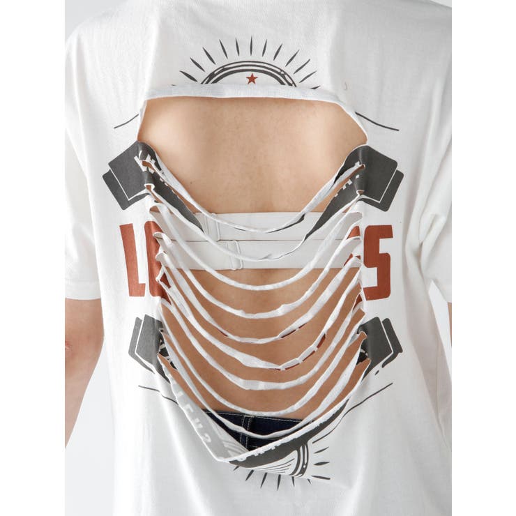 BACKダメージTシャツ[品番：MKSW0005040]｜GYDA（ジェイダ）のレディースファッション通販｜SHOPLIST（ショップリスト）