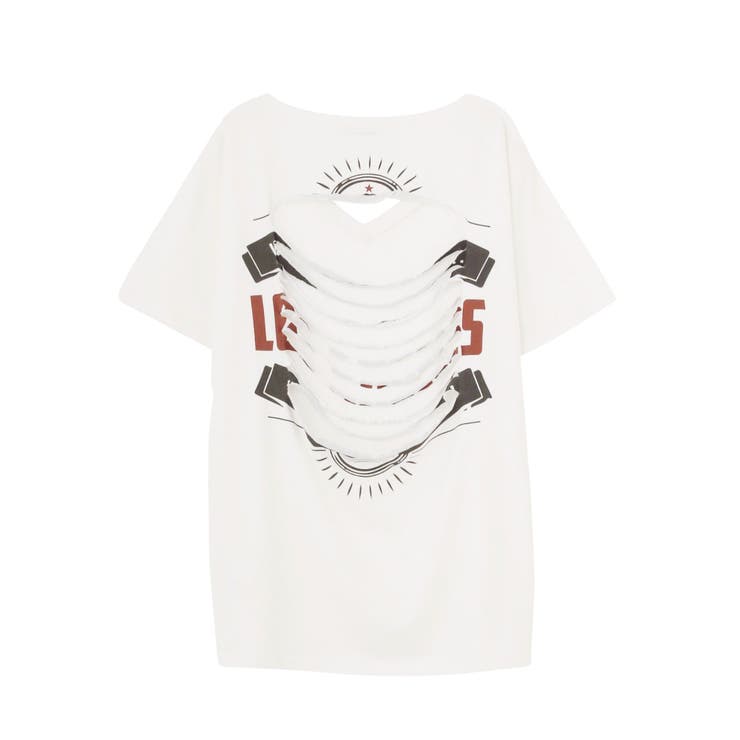 BACKダメージTシャツ[品番：MKSW0005040]｜GYDA（ジェイダ）のレディースファッション通販｜SHOPLIST（ショップリスト）