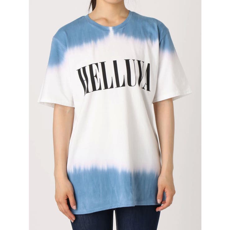 HELLUVA グラデーション BIGTシャツ | GYDA | 詳細画像5 