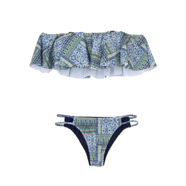 GYDA 未使用 水着 ビキニ 海 オフショル クロシェオフショルビキニ