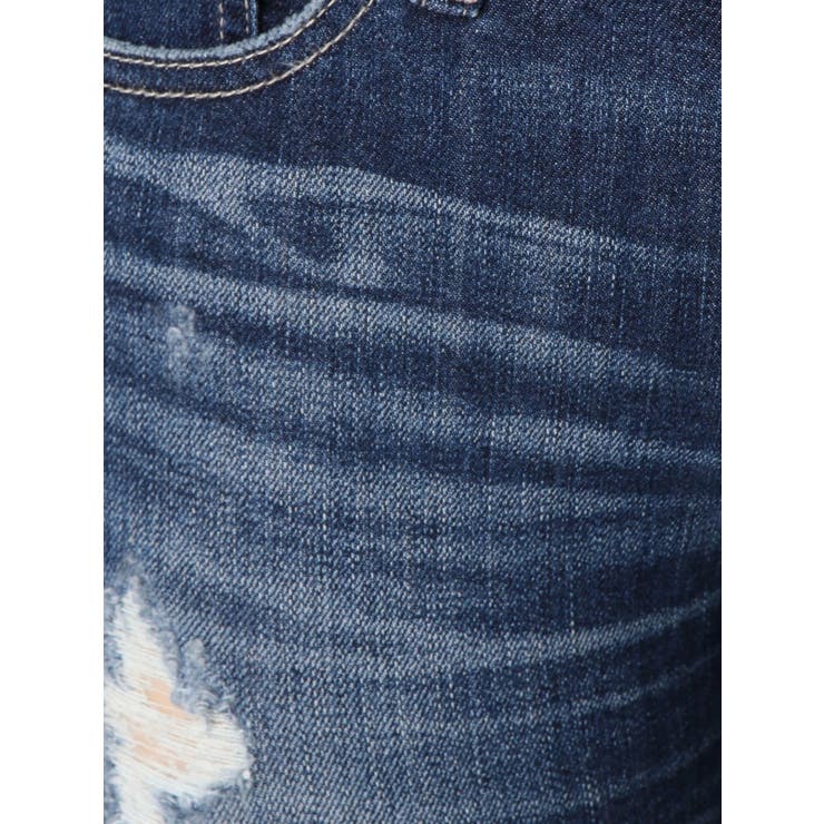 BACK RIPPED スキニーデニムPT[品番：MKSW0011037]｜GYDA