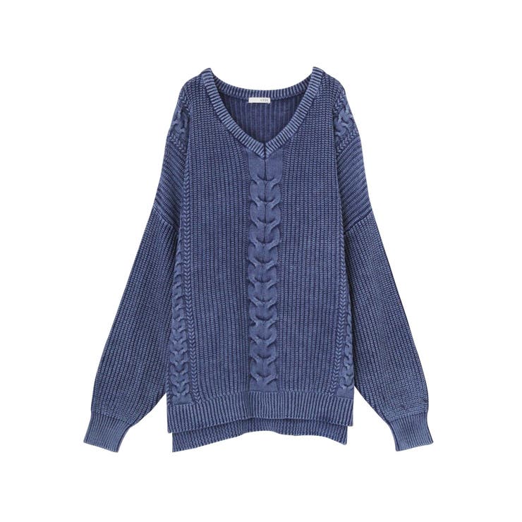 ブリーチケーブルドルマンニットTOPS[品番：MKSW0005181]｜GYDA
