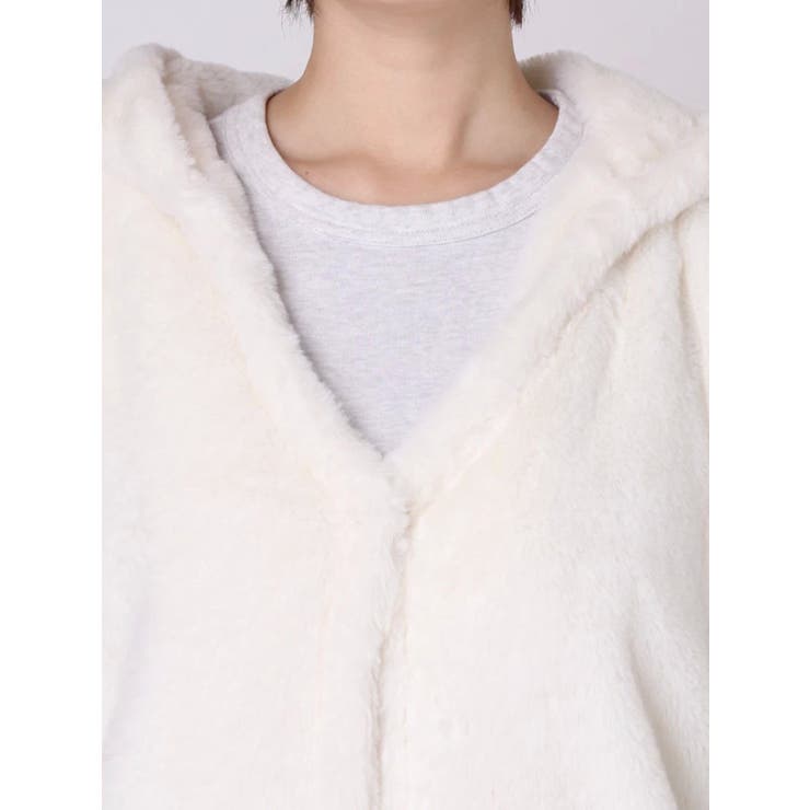 フェイクファーラインフードコート[品番：MKSW0005226]｜GYDA