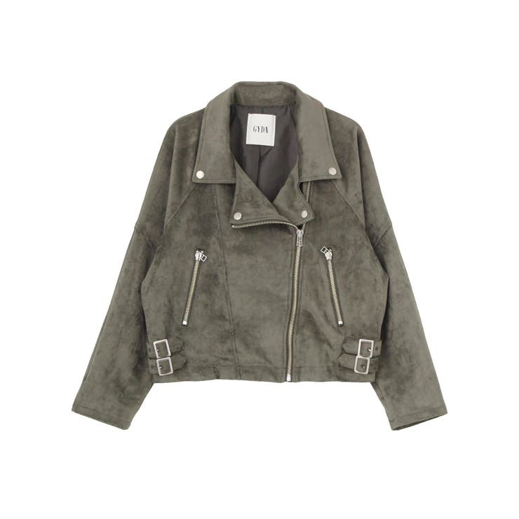 フェイクスウェードライダースジャケット[品番：MKSW0005230