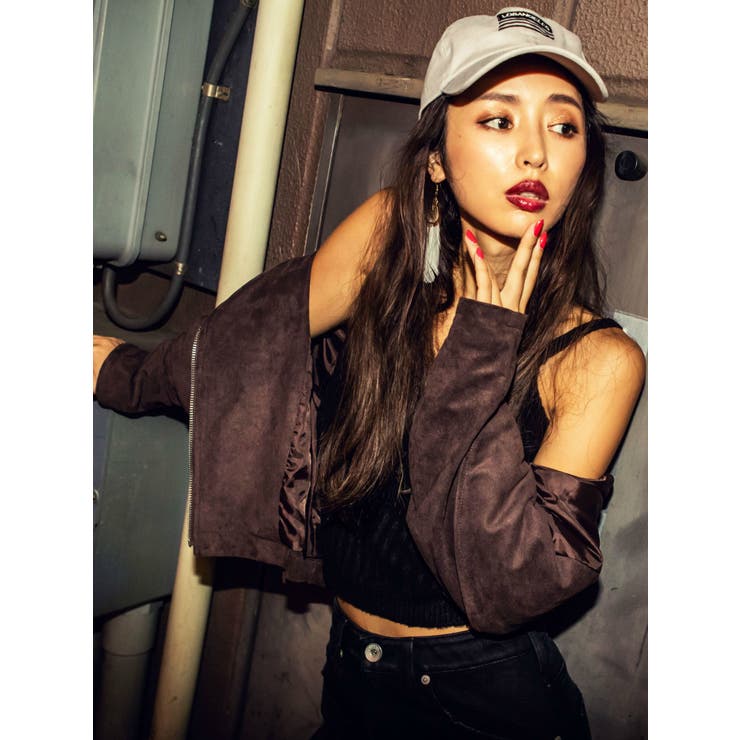 フェイクスウェードライダースジャケット[品番：MKSW0005230