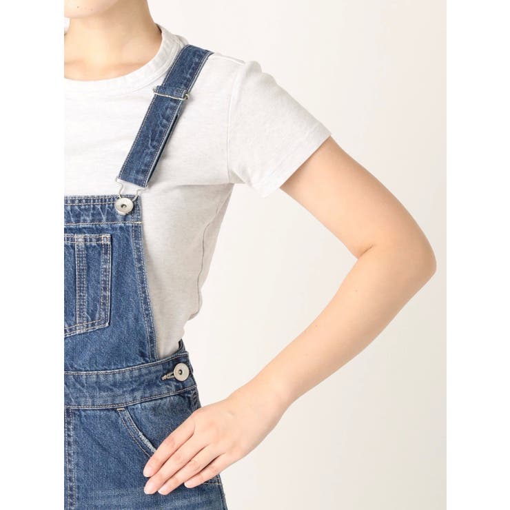 スリットサロペットデニムロングスカート[品番：MKSW0005247]｜GYDA