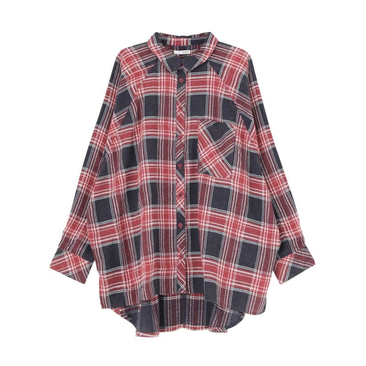 チェックモモンガシャツ[品番：MKSW0005252]｜GYDA（ジェイダ