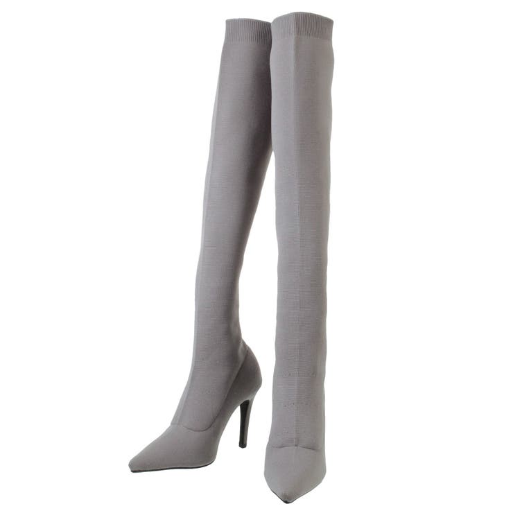 ソックスニーハイブーツ[品番：MKSW0005289]｜GYDA（ジェイダ）の