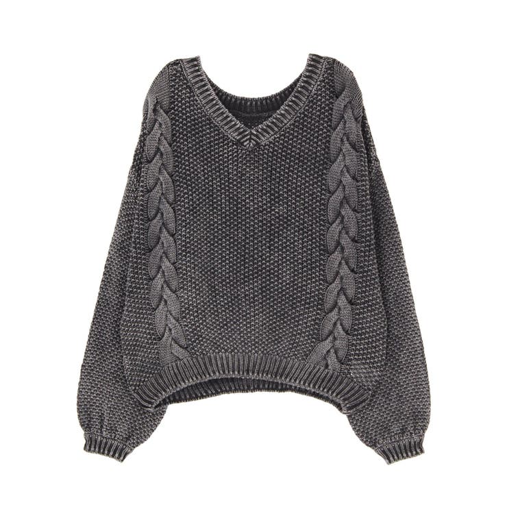 GYDA - GYDA ボリュームスリーブ2WAYブリーチニットTOPS 2WAYボリュームスリーブブリーチニットTOPS[品番：MKSW0005320