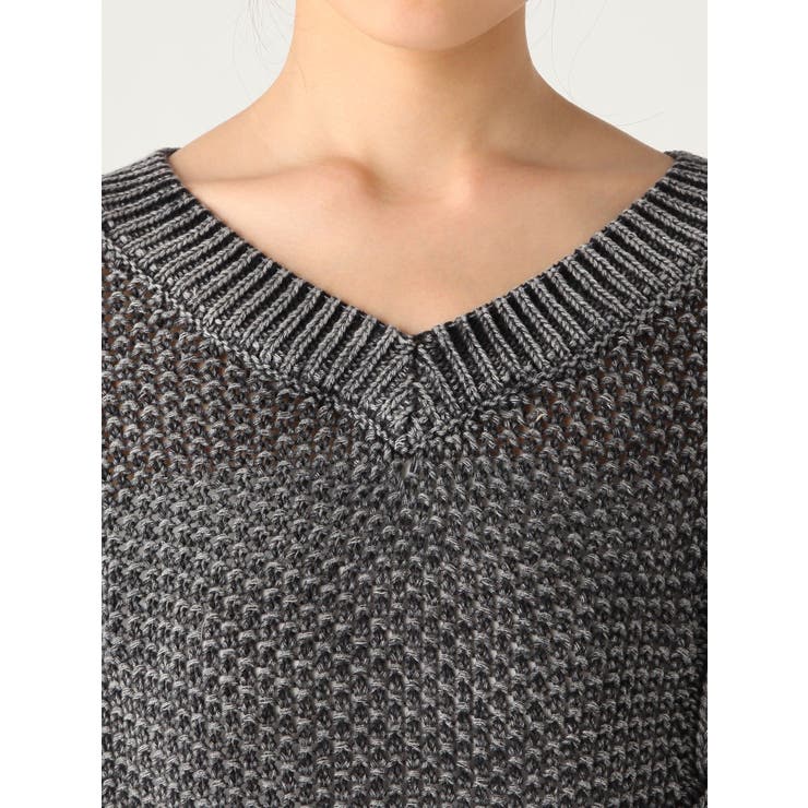 2WAYボリュームスリーブブリーチニットTOPS[品番：MKSW0005320