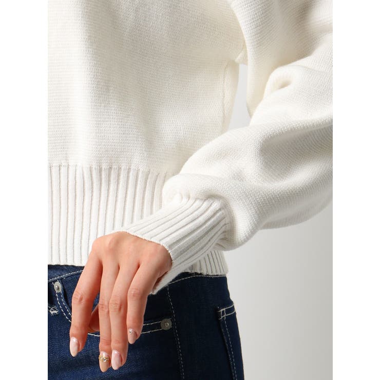GYDA - 【GYDA】FREAKOUT ニットトップス ジェイダ GYDA FREAKOUTニットTOPS （ベージュ） -ファッション