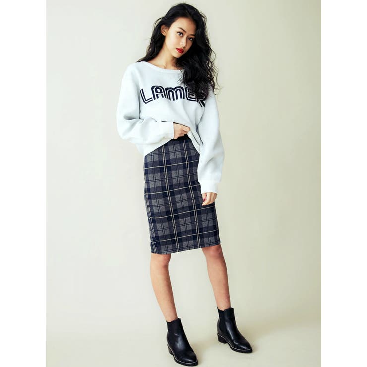 LAMERジャガードニットTOPS[品番：MKSW0011717]｜GYDA（ジェイダ