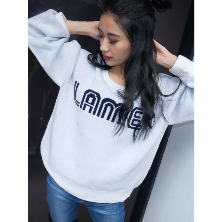 LAMERジャガードニットTOPS[品番：MKSW0011717]｜GYDA（ジェイダ）の