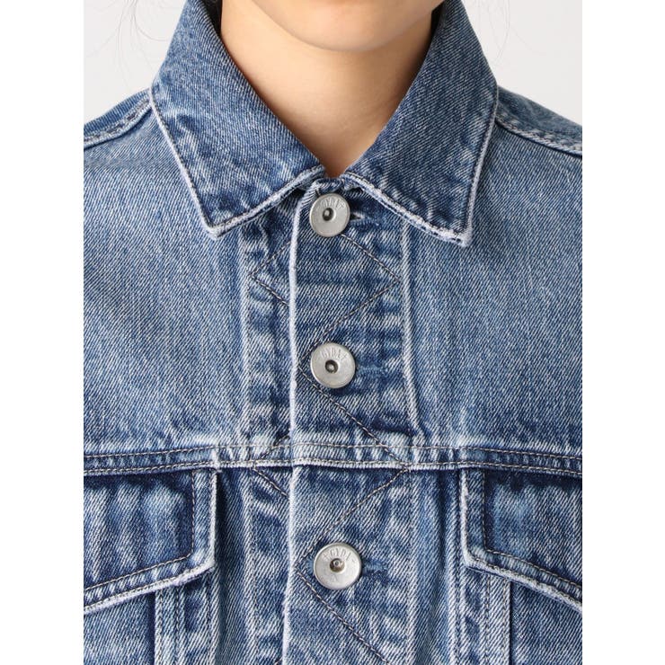 ✨完売品✨GYDA ジェイダ　Gジャン　ビックサイズ　デニムジャケット　みちょぱ GYDA（ジェイダ）の「ケミカルBIGデザインGジャン（デニム