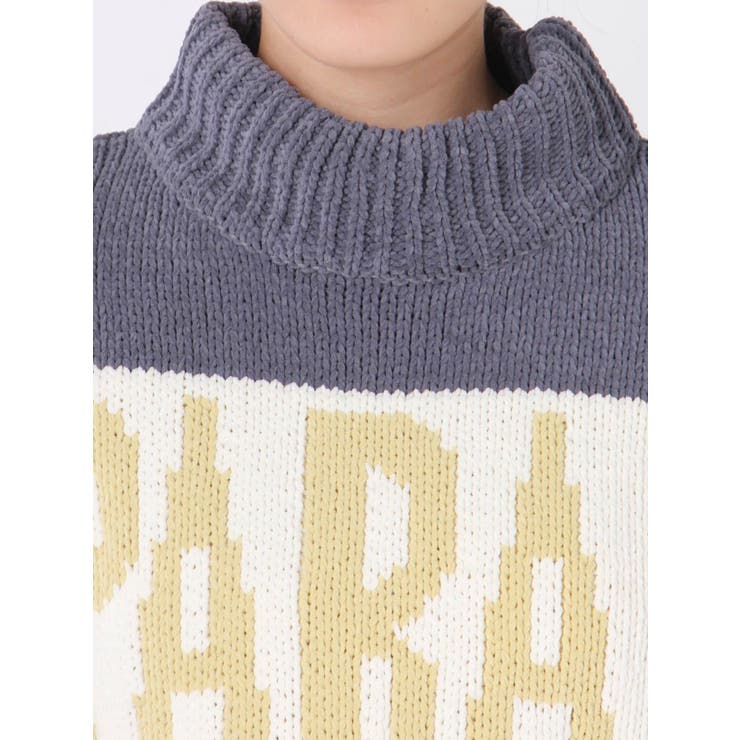 PAPARAZZIジャカードニットTOPS[品番：MKSW0012998]｜GYDA