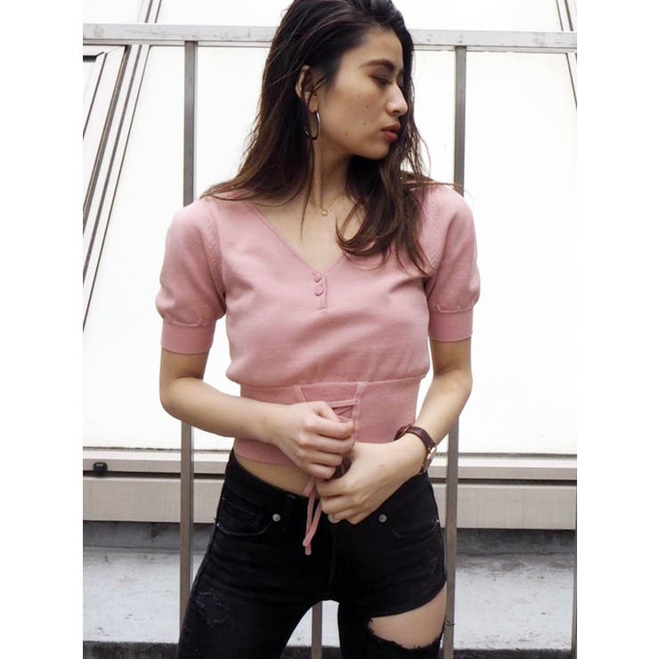 ウエストマーク2WAYニットTOPS[品番：MKSW0014226]｜GYDA