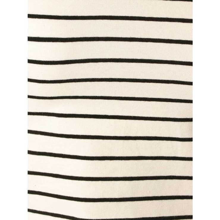 BACK OPENショートボーダーTシャツ | GYDA | 詳細画像13 