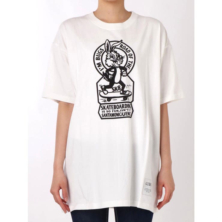 WEB限定】SK8BUNNY BIG Tシャツ[品番：MKSW0021151]｜GYDA（ジェイダ