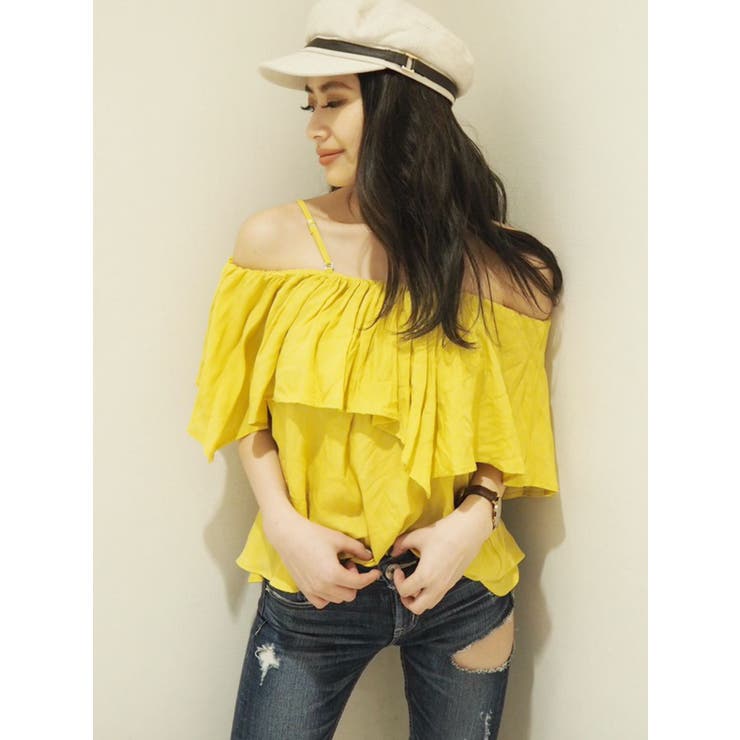 メニーウェイオフショルTOPS | GYDA | 詳細画像17 