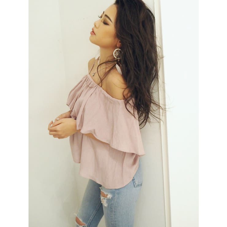 ピンク | メニーウェイオフショルTOPS | GYDA