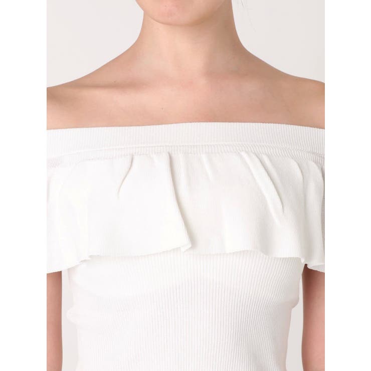 フリルオフショルニットTOPS | GYDA | 詳細画像6 